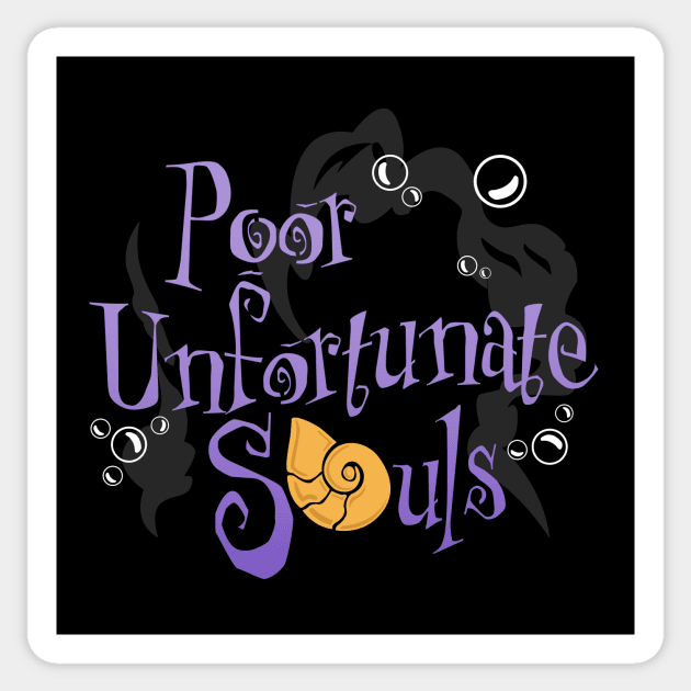 Poor Unfortunate Souls Sticker by Merlino Creative